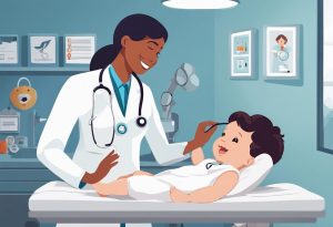 Baby's First Checkup: A Moment of Pride and Care